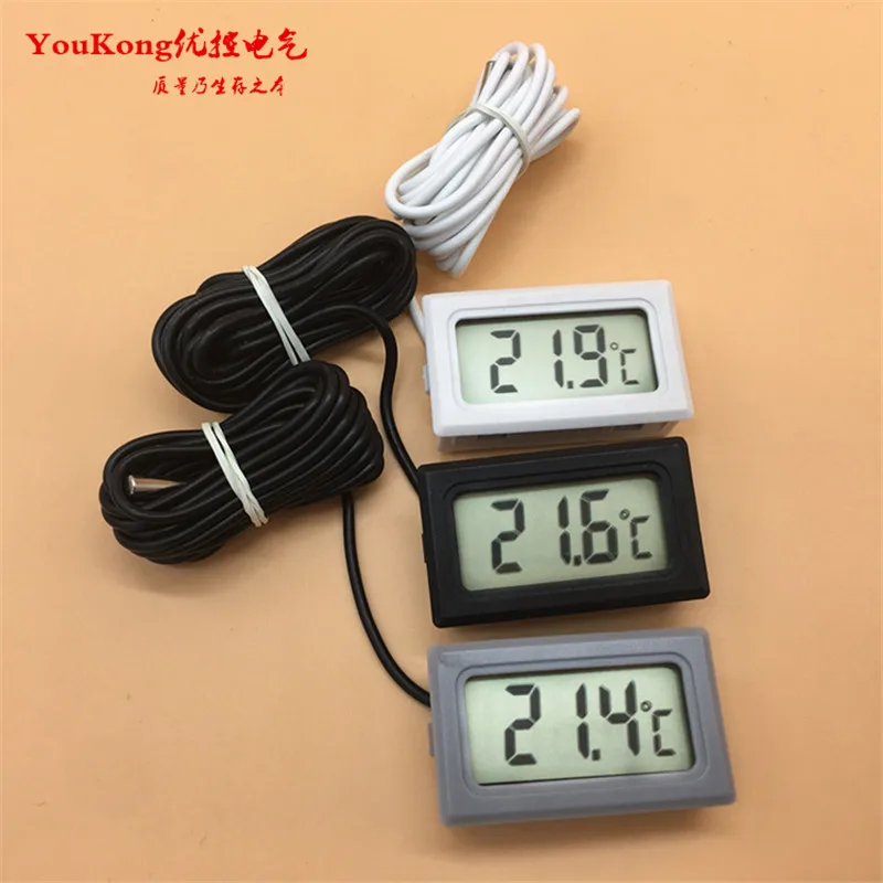 

TPM-10 LCD Digital Temperature Meter for Freezer Indoor Outdoor Thermometer aquarium Electronic thermometer display refrigerator
