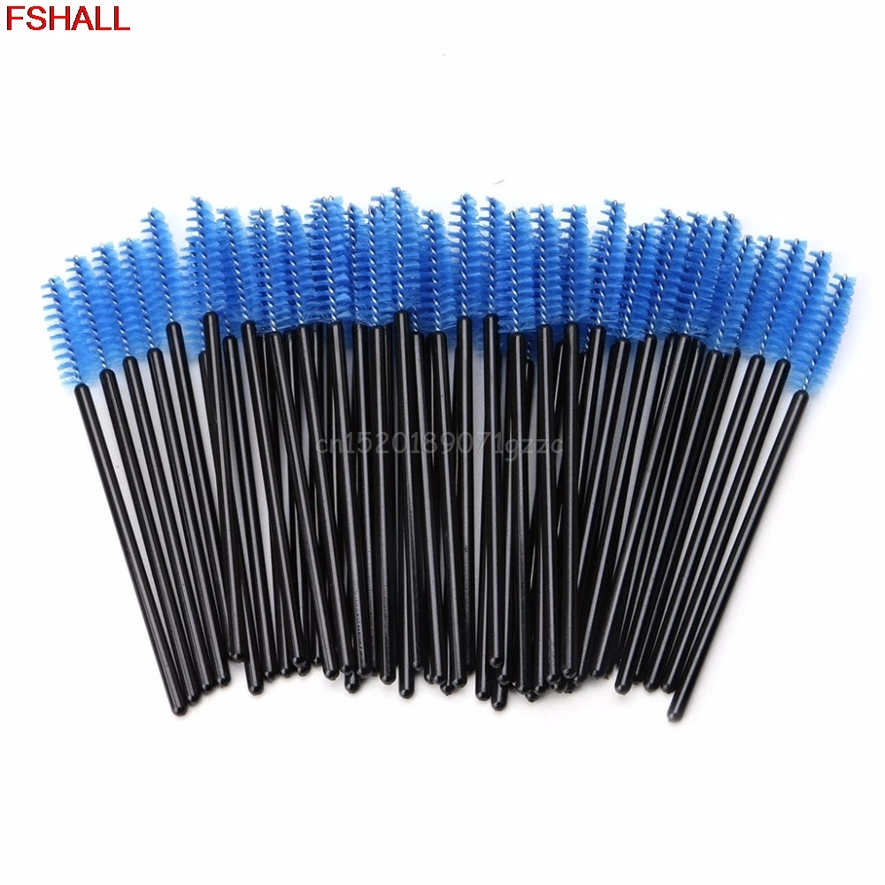 

50Pcs Mini Eyelash Disposable Mascara Wand Applicator Brush Extension Makeup Set #H027#
