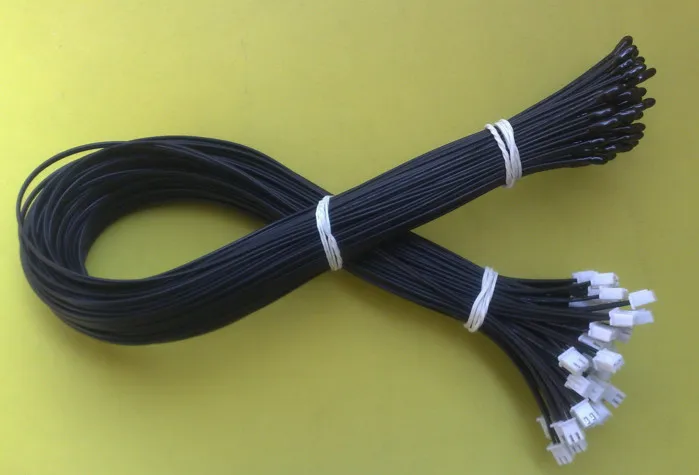 

Free ship 50pcs/lot NTC temperature sensor 10K 1% 3950 0.5m NTC sensor