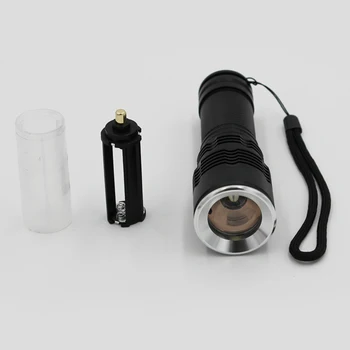 

XM-L T6 LED 1000LM Torches Adjustable LED Flashlight Torch Lamp 5-mode Zoomable Light for 3 x AAA or 18650 Battery