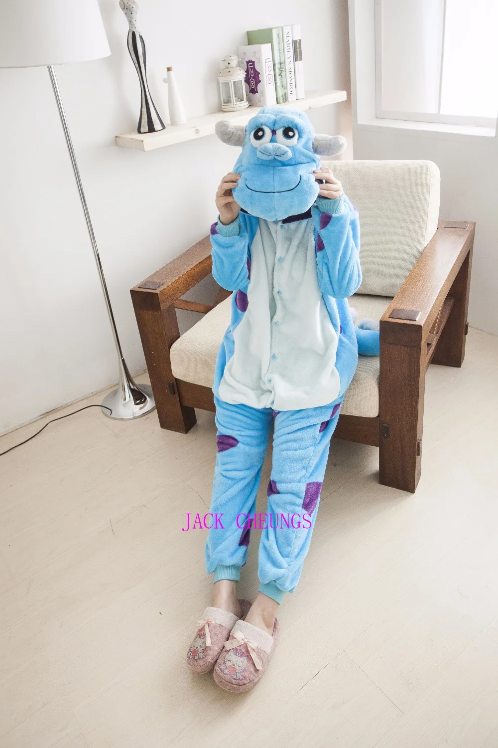 Kigurumi monster sulley Sullivan, Пижама-комбинезон для взрослых, костюм с мультяшными животными, Пижама унисекс, одежда для сна, одежда для вечеринок