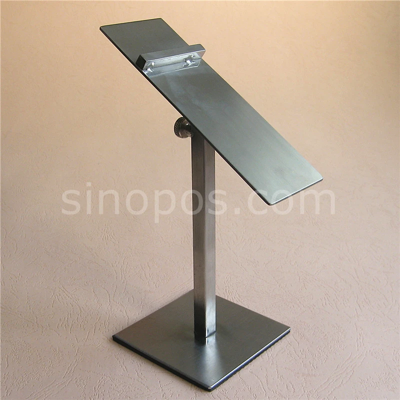 Stainless Steel Adjustable Shoe Riser Stand, metal display bracket