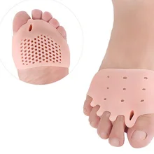 Вальгусная деформация пальцев ног сепаратор рукав дышащий большой палец молоток носок изолятор корректирующий Ортез снимает боль в передней части стопы