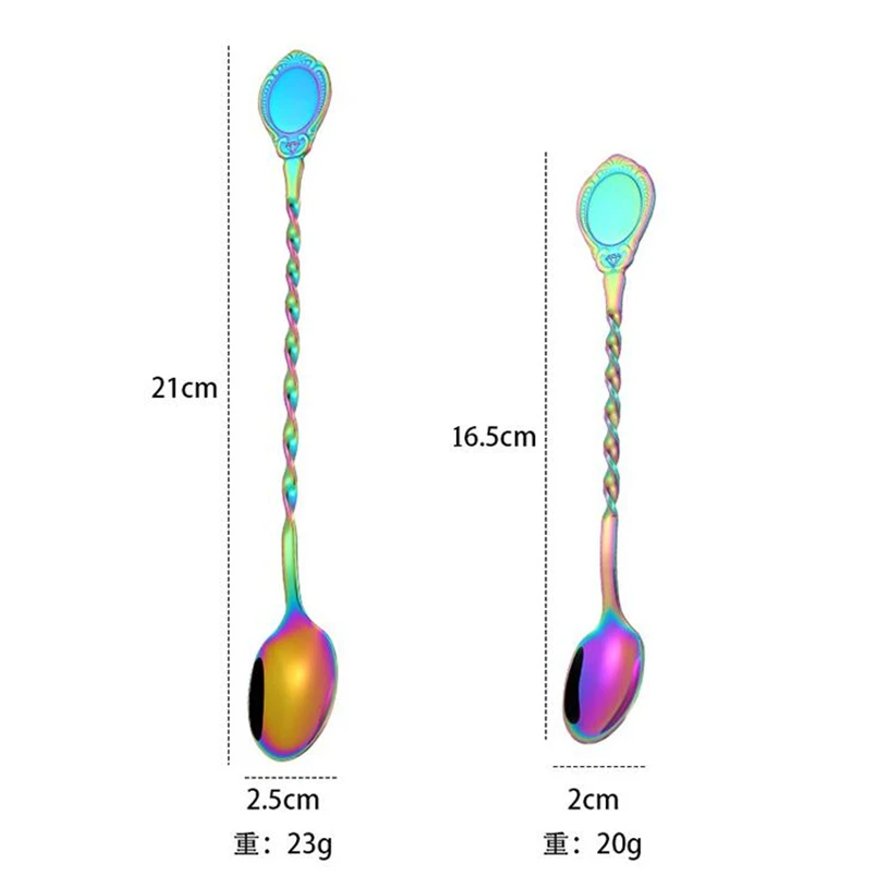 304 нержавеющая сталь смесительная Коктейльная ложка креативная спиральная длинная ручка барная ложка бармен барные Инструменты