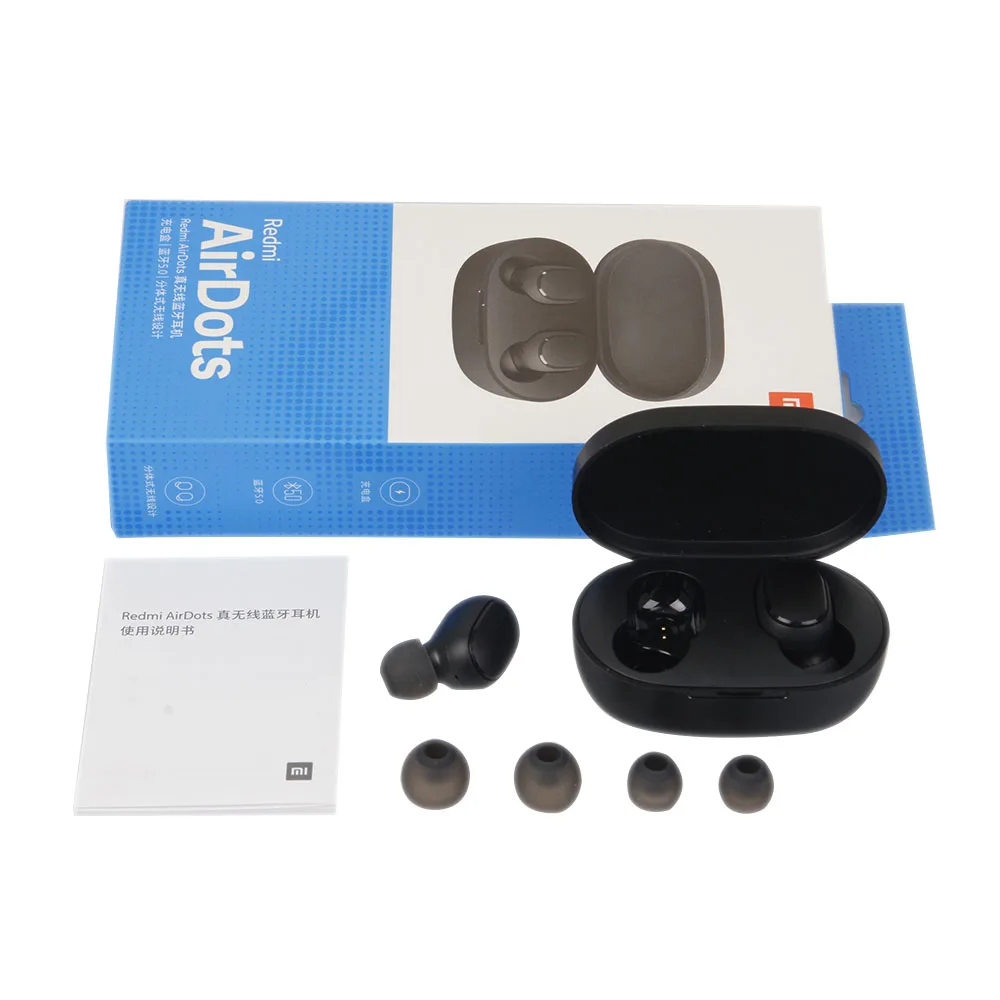 Беспроводные Bluetooth наушники Xiaomi Redmi Airdots Eabuds стереонаушники с басами 5 0 микрофоном