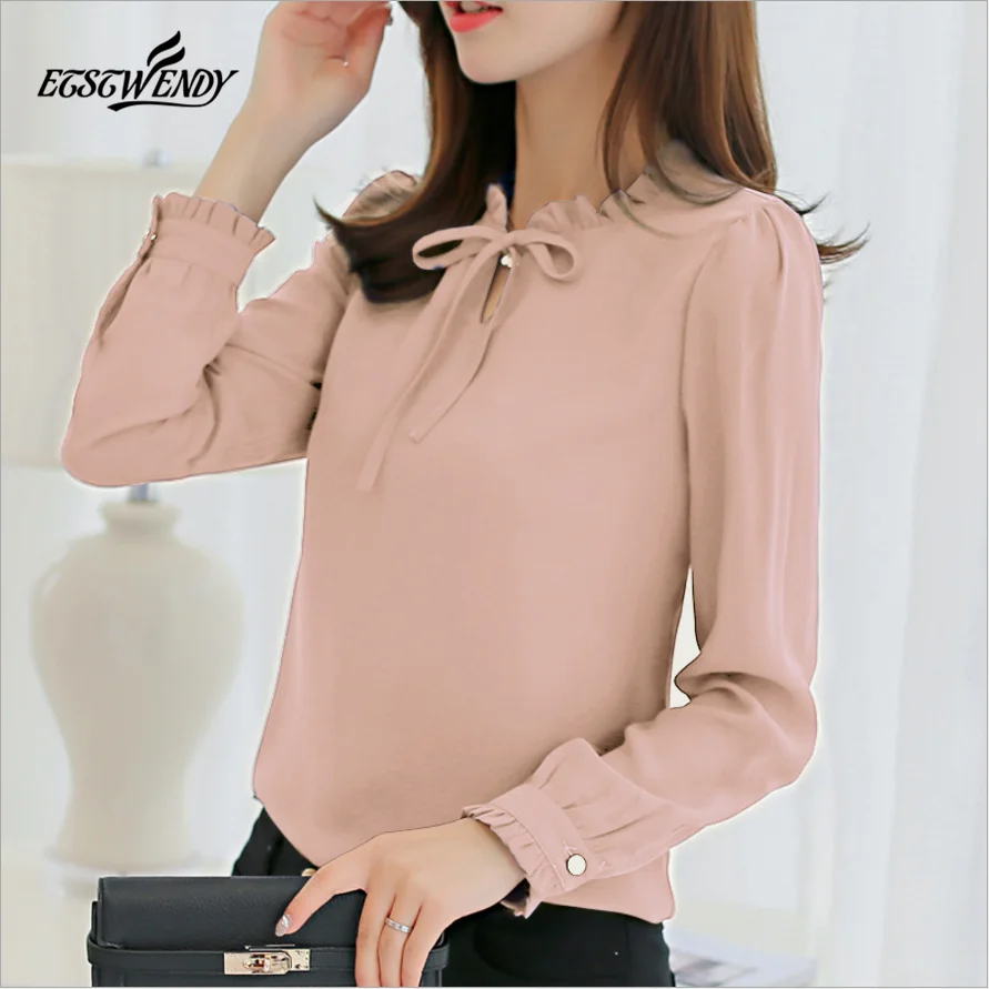 Autumn 2019 Women White Shirt Long Sleeve Black Shirt Korean Women Clothing Streetwear Slim Chiffon Blouse Elegant Women Tops Autumn 2019 Women White Shirt Long Sleeve Black Shirt Korean Women Clothing Streetwear Slim Chiffon Blouse Elegant Women Tops