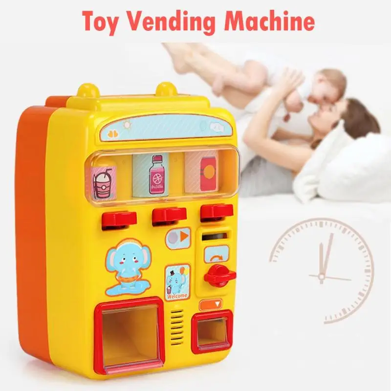 

New Style Toys Storage Children Toy Vending Machine Simulation Shopping House Set Groceries Toys Pretend Toys Kid Gifts