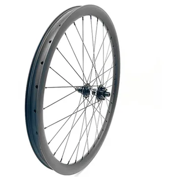 

27.5er carbon wheels mtb disc DT 350S boost 45x30mm tubeless Asymmetry disc 148x12mm rear carbon disc bicycle wheel 990g