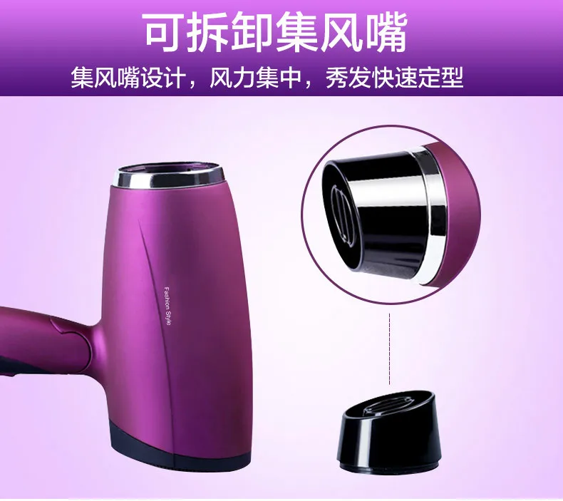Secadores de Cabelo do Agregado Familiar do Estudante Secador de Temperatura Dormitório Constante Elétrica-high Power Portátil Dobrável Ventilador Novo 4 Secadores de cabelo