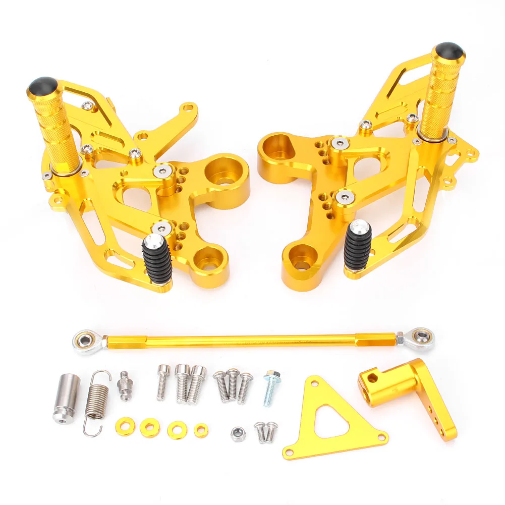 Adjustable Rear Set Foot Pegs Rearsets Footpegs Footrest For Yamaha MT09 FZ09 2013 2014 2015 2016 Motorbike Spare parts Accessories