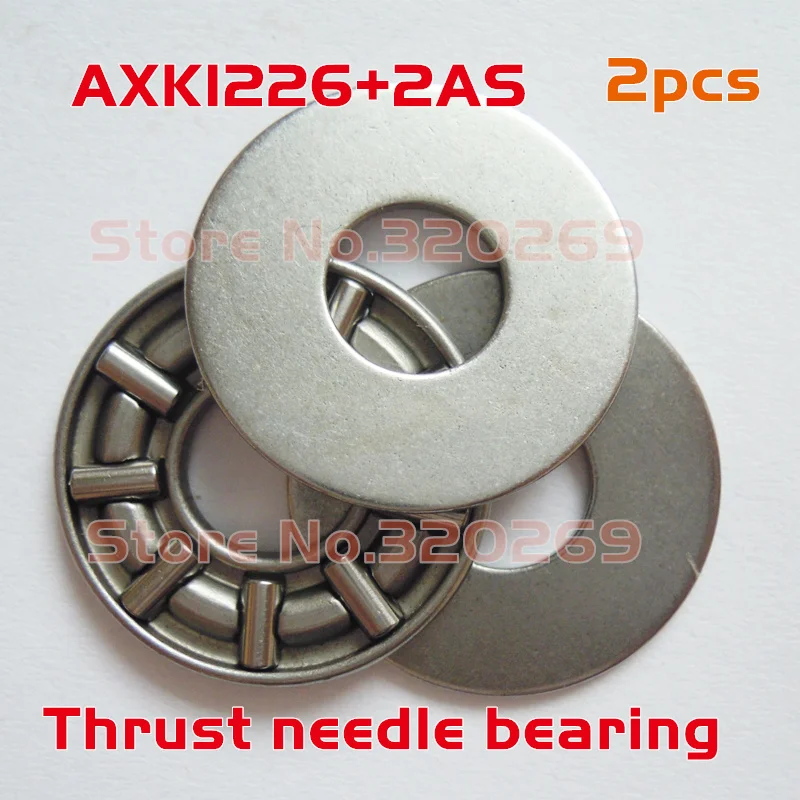 complete Axial Nadellager 2x AXK1226 12x26x4 mm rollenlager thrust ...