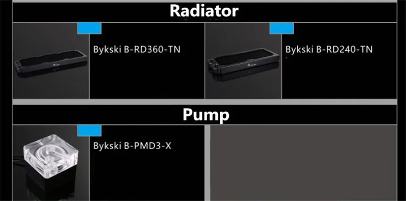 Bykski водная доска резервуар комплект для Cougar Conquer чехол D-RGB водная доска cpu/GPU водоблок программа комплект RGV-CG-ZFZ-V2