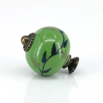

6PCS Vintage Door Pull Round Ceramic Drawer Knob Cabinet Cupboard Door Pull Handle