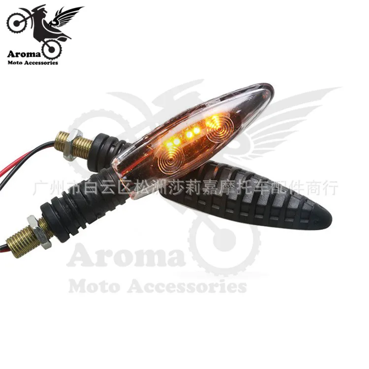 Черный мотоцикл указатель поворота для Harley Davidson CG универсальный LED желтое