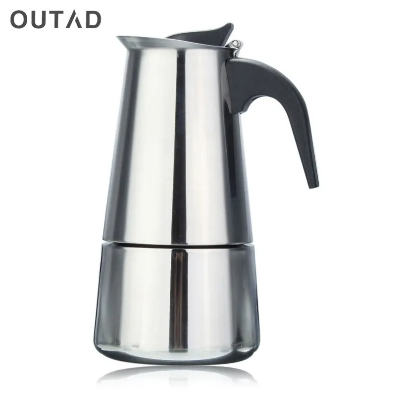 2/4/6 cups Espresso Coffee Pots Stainless Steel Quality Drip Kettle Tea Pot Moka Coffe Pot Coffee Extractor 100/200/300ml 2/4/6 cups Espresso Coffee Pots Stainless Steel Quality Drip Kettle Tea Pot Moka Coffe Pot Coffee Extractor 100/200/300ml
