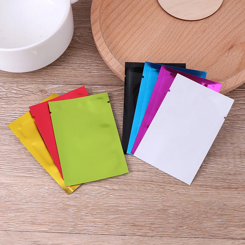 20pcs Colorful Aluminum Foil Bag Mylar Bags Vacuum Sealer Storage Pouches Food Savers Retail Packaging Tool 6*9CM | Дом и сад