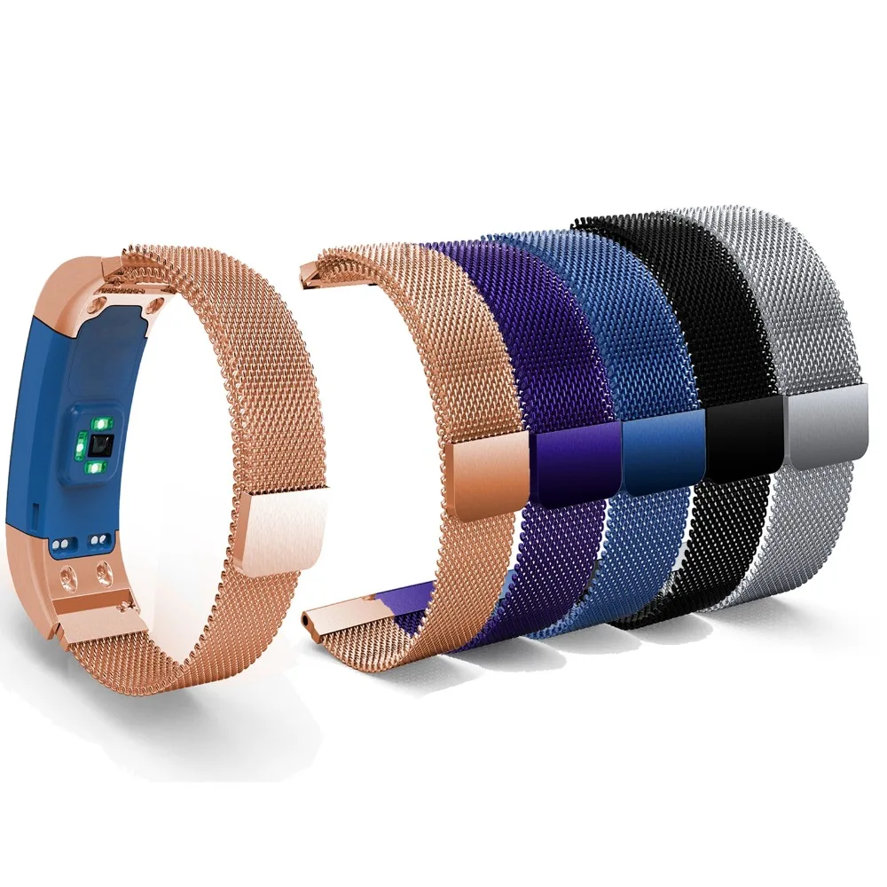 

Magnetic Milanese Loop Wrist band Strap for Garmin Vivosmart HR+/Approach X10 X40 GPS Golf Watchbands Wristband With Tools