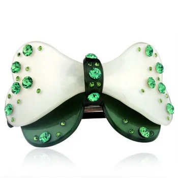 

TOP Quality Exquisite Rhinestone butterfly hair clip Fashion Lovely Barrettes jewelry girl free shipping SA021