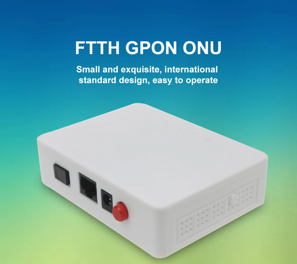 FTTH 1 порт ONU XPON ONT FTTO FTTB 1,25 г 1GE GEPON совместимый OLT EPON GPON совместимый zte Fiberhome hua wei