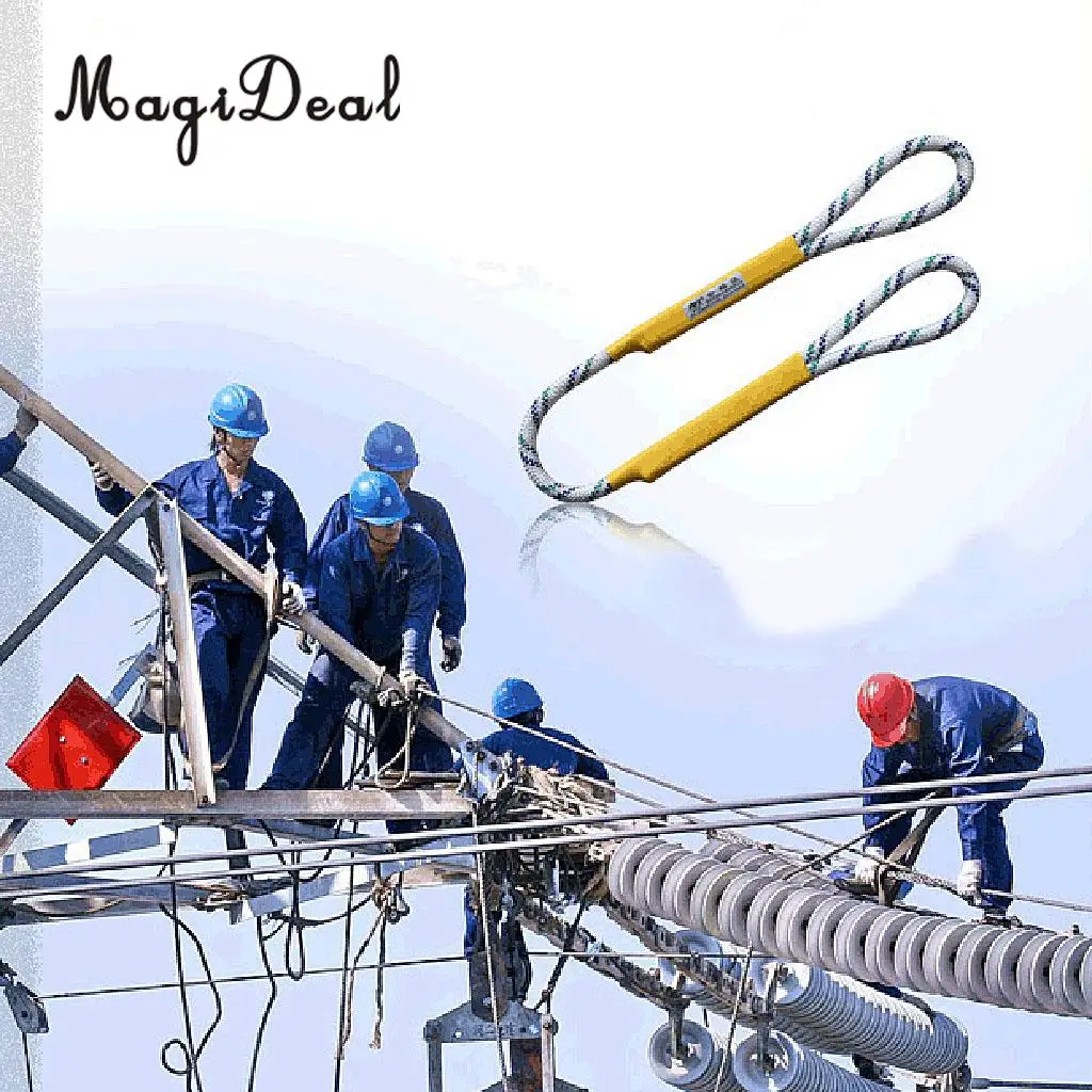 

MagiDeal Professional 12KN 100cm 12mm High Strength Polyester Prusik Cord Rope for Arborist Climbing Carving Rescue Equipment