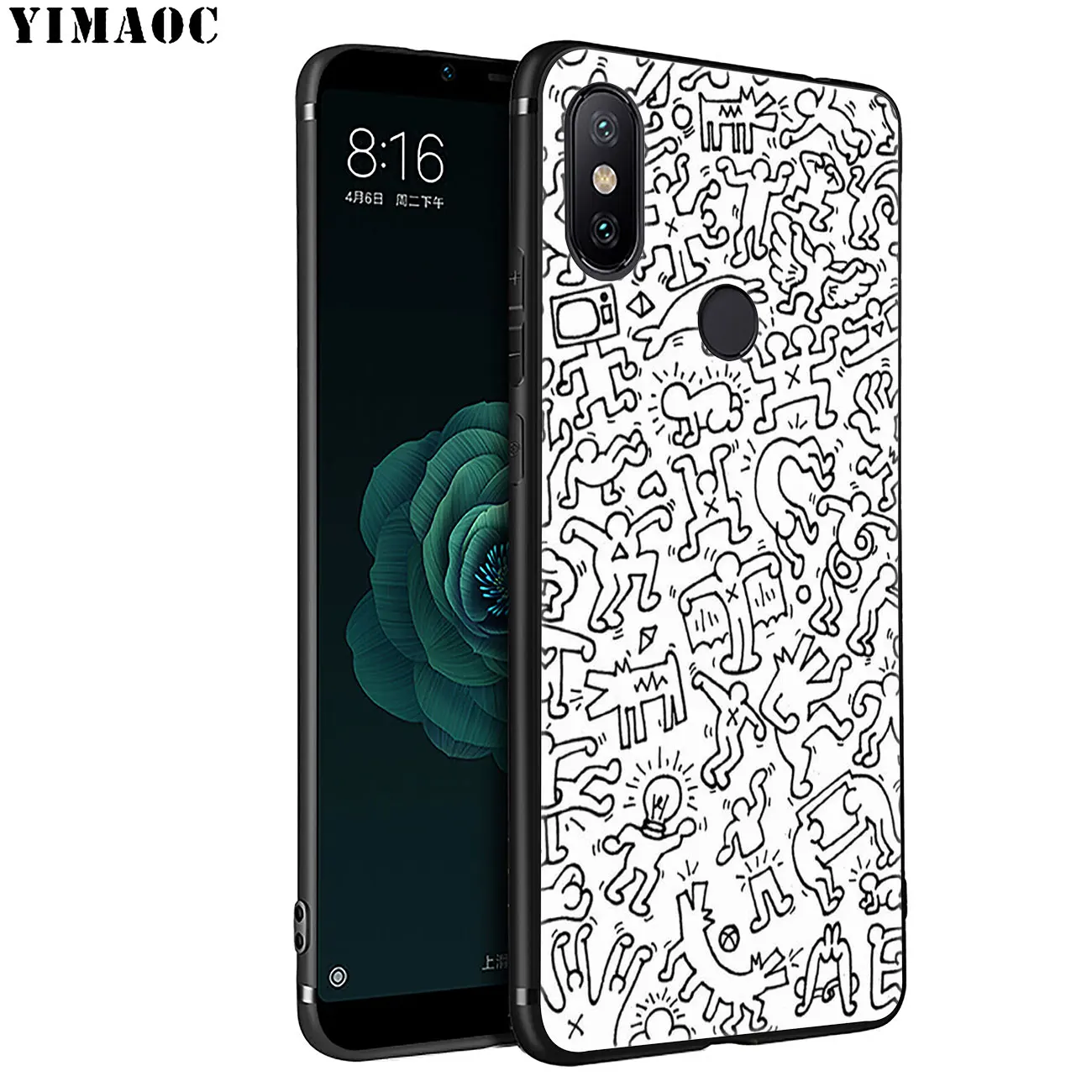 Мягкий силиконовый чехол для телефона YIMAOC Keith Haring art Для Xiaomi MI 10 9 9T CC9 CC9E A3 Pro 8 SE A2 Lite