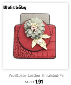 Wuli& baby, кожаные круглые акриловые квадратные геометрические броши, букет для женщин, пряжка для шарфа, булавка-брошь, подарок, ювелирное изделие для свитера