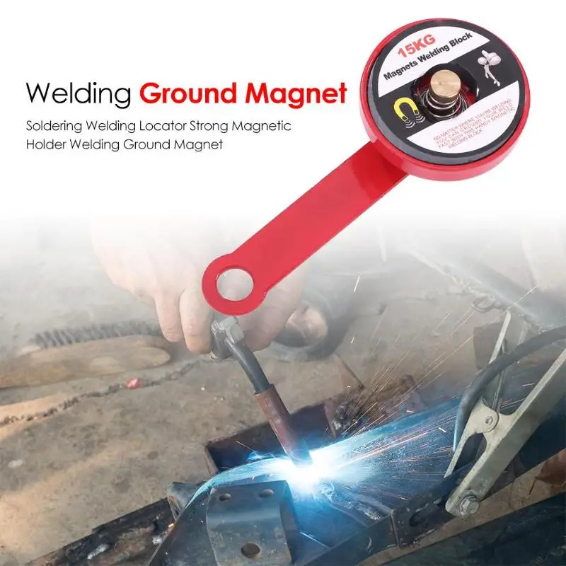 

Welding Ground Magnet Copper Rod Contacts Iron Directly Easy to Use Mini Magnetic Holder Soldering Locator Welding Accessories