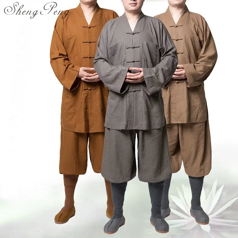 Одеяния буддийских монахов, одежда шаолиньских монахов, Одежда Кунг-фу, Q258
