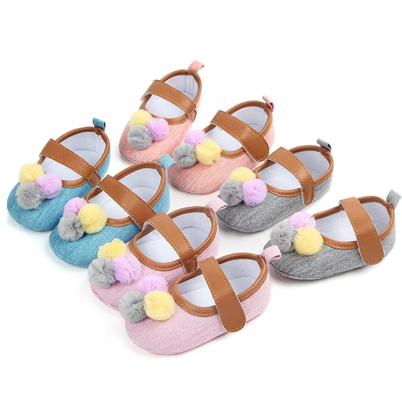2018 nuevo bebé niñas recién nacido bola bonita zapatos Prewalker Infantil princesa niño primeros caminantes vestido de Ballet Bebe zapatos 2018 nuevo bebé niñas recién nacido bola bonita zapatos Prewalker Infantil princesa niño primeros caminantes vestido de Ballet Bebe zapatos