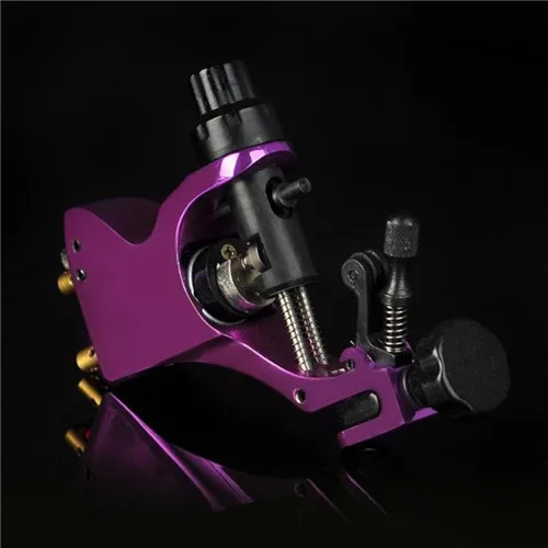 1 шт. новые клеймо причудливые V2 Ротари Машина татуировки Rca+ Clipcord разъем для нанесения кремовых теней лайнер maquina де tatuagem поднос - Цвет: Purple