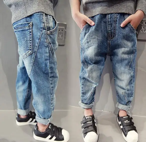 

Children's Clothing Boys Pants Fashion Boys Jeans Spring Autumn Kids Casual jeans 5 7 9 11 13 14 Years Boys Denim Trousers