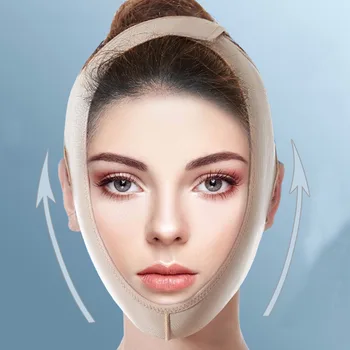 

Delicate Facial Thin Face Mask Slimming Bandage Skin Care Belt Shape And Lift Reduce Double Chin Face Mask Face Thining Band