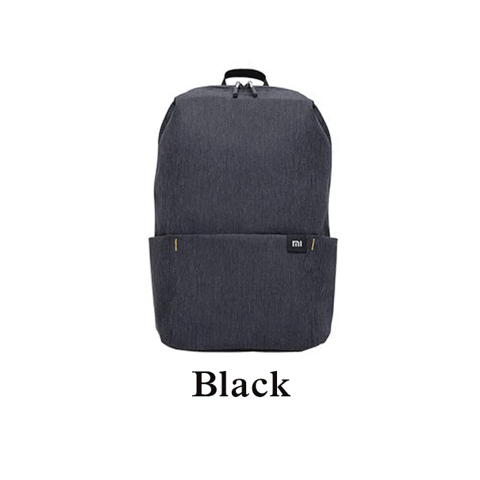 Xiaomi Mijia маленький рюкзак 10л емкость Унисекс Легкие сумки с грузом 4 класса водонепроницаемый материал для отдыха на открытом воздухе - Цвет: Черный