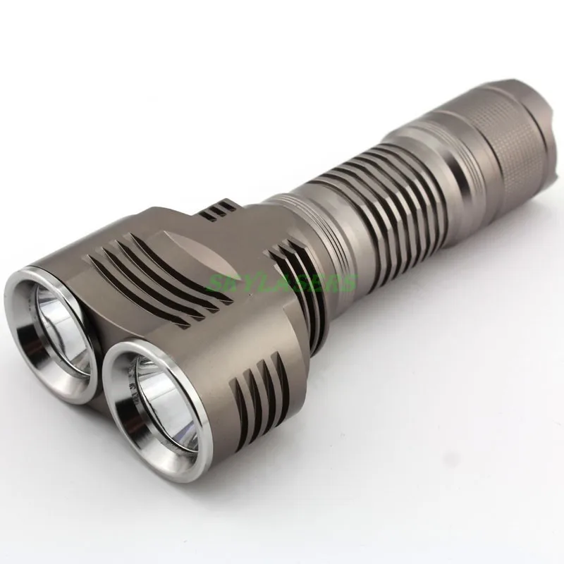 

Dual XM-l U2 Led Torch 2 x XM-L U2 2 U2 5-Mode 3000-Lumen Tactical Led Bicycle Flashlight Lantern