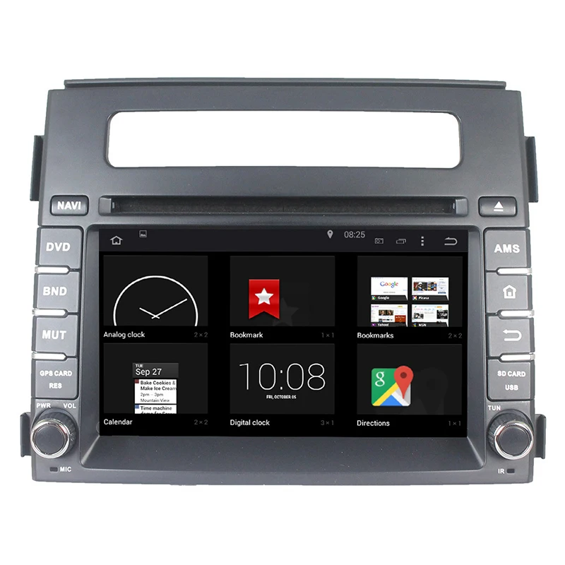 Для 2 DIN емкостный Android 5.1 4 core сенсорный экран Kia Soul 2013 2014 dvd плеер GPS с BT список Ipod Wi Fi