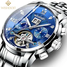 2019 New Mens Watches Top Brand Luxury Automatic Mechanical Watch Men Full Steel Business Waterproof Clock Relogio Masculino+Box automatic mechanical watch men luxury brand mens watches sapphire blue clock full steel luminous waterproof relogio masculino