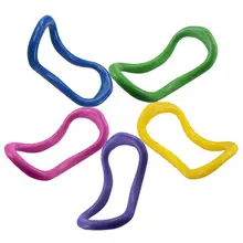 Йога Фитнес кольцо тренажерный зал спортивной подготовки Бодибилдинг Фитнес пластичность эргономичный дизайн синий фиолетовый желтый и зеленый цвета розовый