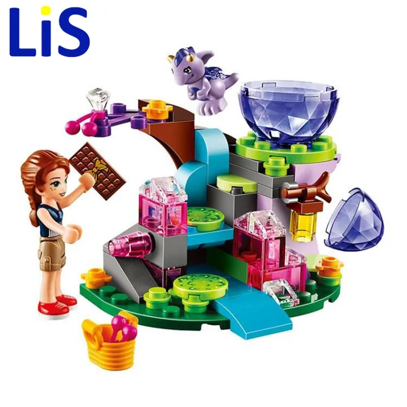 

(Lis)New 10499 Elves Azari The Magical Bakery Fledge Building Blocks Friends Girls Princess Fairy Toys For Childern