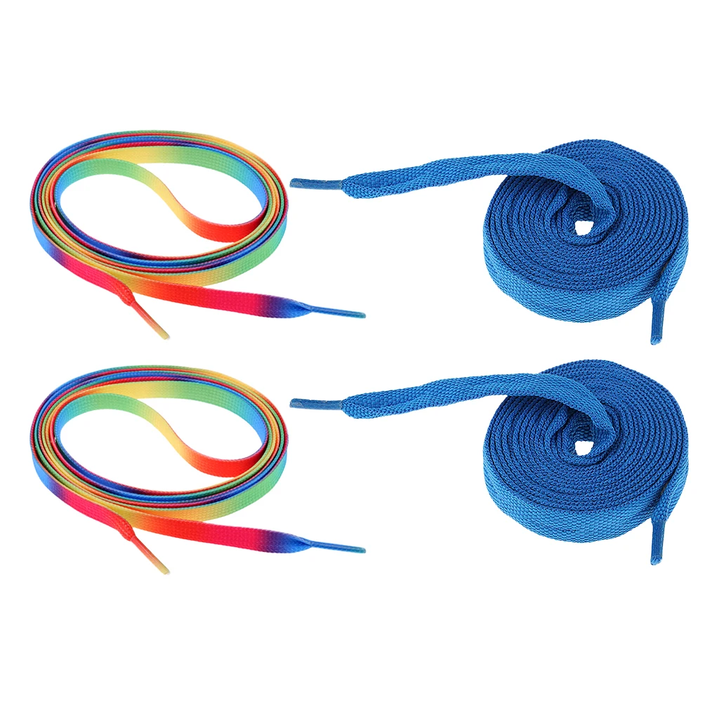 2 Pairs Roller Inline Skate Shoelaces Skates Strings Shoe Laces 180cm