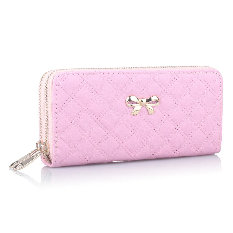 pink wallet purse