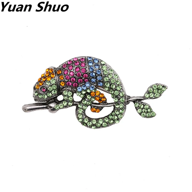 Yuan Shuo Новинка 2018 модное пальто с эмалью текстура Хамелеона брошь корсаж |