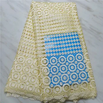 

African Chemical LaceFree Shipping High Quality African Guipure Lace Fabric For Sewing African Cord Lace Fabric For Nigerian(16L