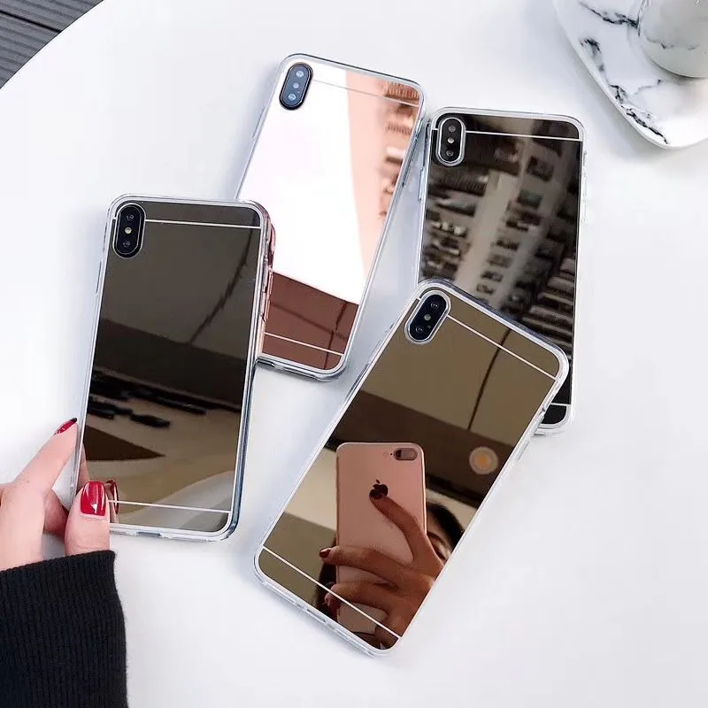 TRISEOLY роскошный зеркальный чехол цвета розовое золото для Huawei Y9 2019 Y6 Y5 Y7 Prime 2018 Honor 10