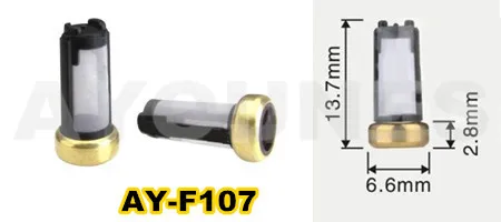

10pcs Hot sale in aftermarket nylon mesh Fuel injector micro basket filter fit for weber ASNU04C(AY-F107) IWP160 IWP099 IWP065