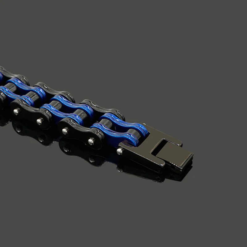 Kopen Motorfiets mannen Armband Punk Mode Bike Motorcycle Chain Knight mannen 316L Rvs Armband Rijden Sieraden