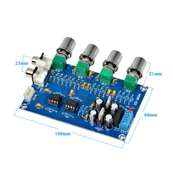

NE5532 Amplifier Tone Preamp Board Dual Trannel Front Plate Power 2.0 Amplifier HIFI Enthusiast