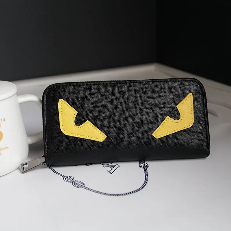  Miyahouse New Fashion Little Monster Women Wallets Long Monster Eyes Purses For Female High Quality Daily Clutches PU Wallets 