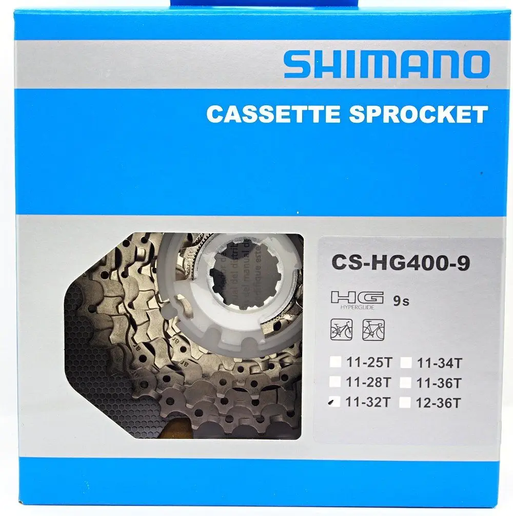 Катушки Shimano Alivio велосипеда CS-HG400-9 9-Скорость велосипед кассета