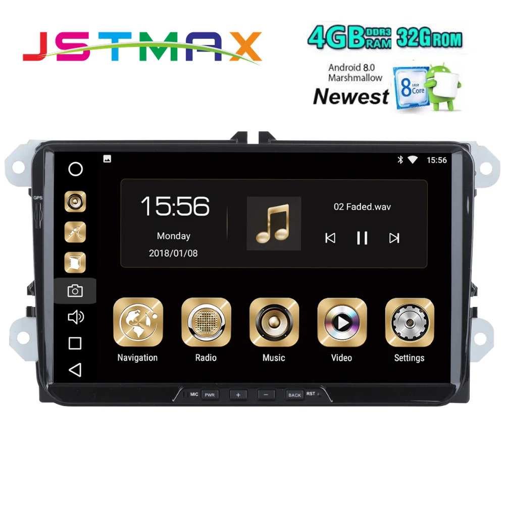 Dasaita-9-Android-8-0-Car-GPS-Radio-Player-for-Seat-Leon-Alhambra-Altea-Toledo-with