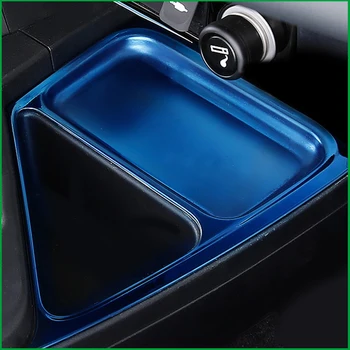 

For Toyota Rav4 RAV 4 2016 2017 Front Middle Panel Storage Box Decoration Cover Trim Auto Interior Car styling Accessories LHD